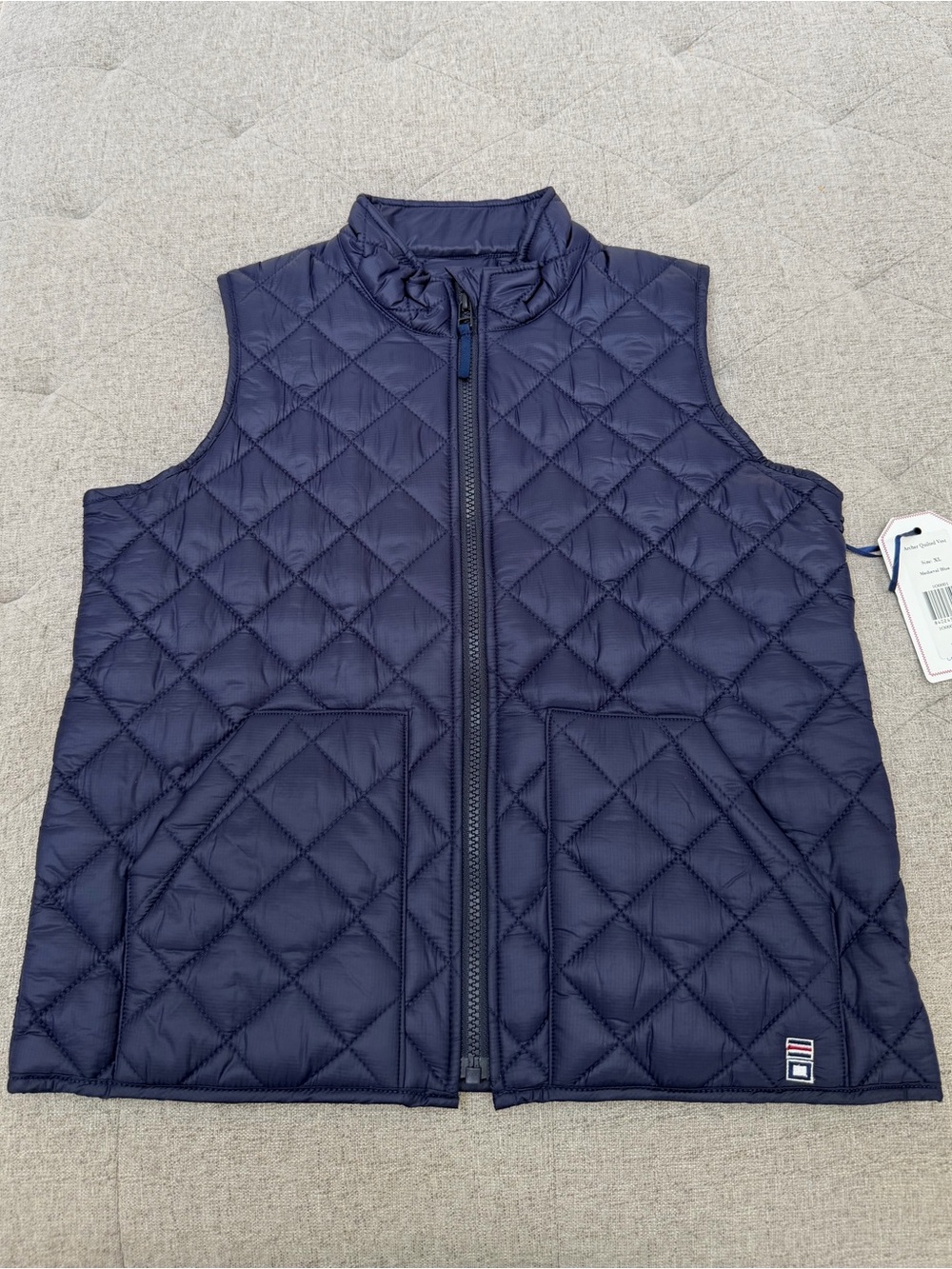NWT CLASSIC PREP BOYS ARCHER QUILTED VEST PUFFER VEST MEDIEVAL BLUE NAVY VEST XL